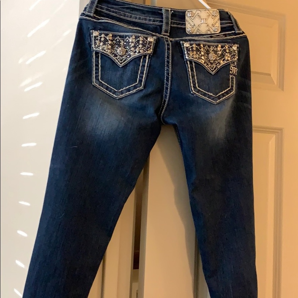 Miss me crop jeans mid rise size 26